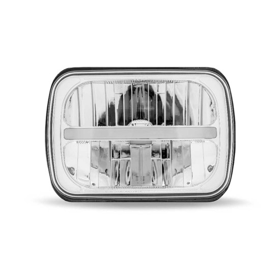 5 X 7 Inch Chrome LED Reflector Headlight