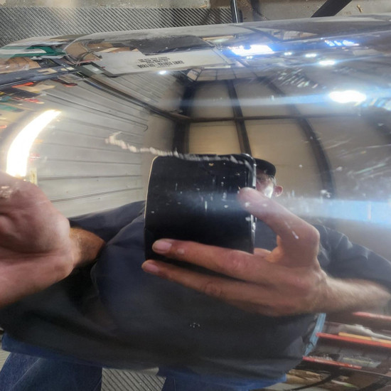 BLEMISHED: No Holes 180 Degree Stack Guard Assembly