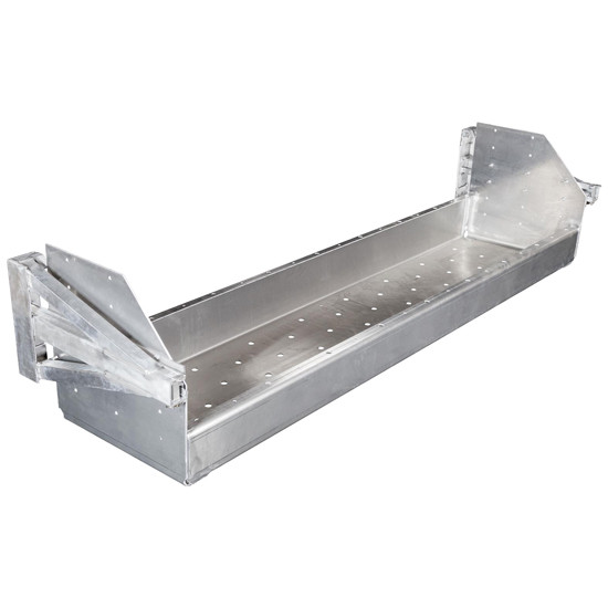 102 X 24 Inch Dunnage Racks for Step Deck and Flatbed Trailers 1,000 lbs Capacity