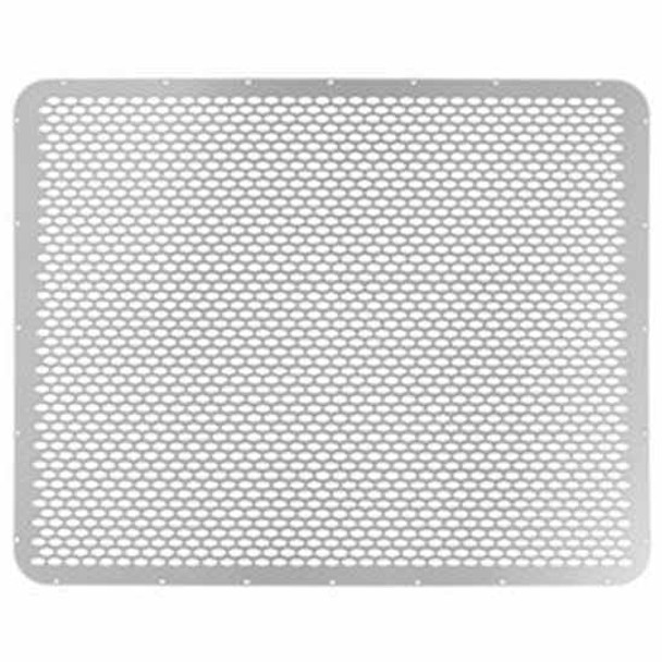 Stainless Steel Grille W/ Alternating Oval Holes For Peterbilt 379 Short Hood