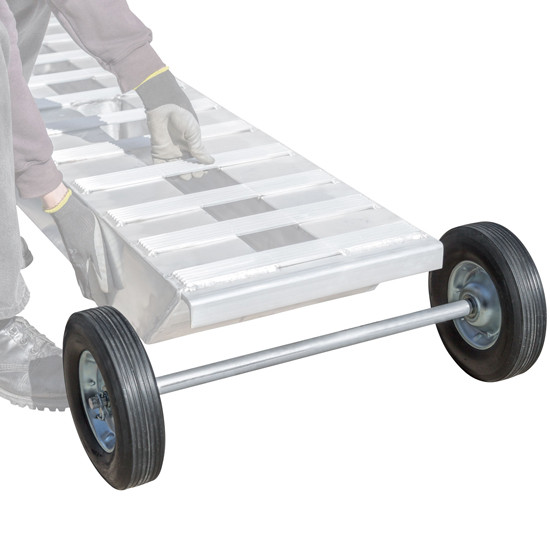 27 Inch Heavy-Duty Loading Dolly Ramp - 220 lb. Cap