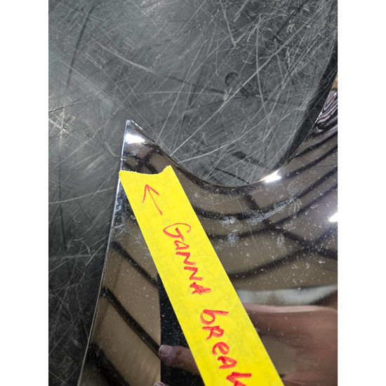 BLEMISHED: Chrome Plastic Factory Style Grille Replaces 3551015C99  For International 4100-4400 DuraStar
