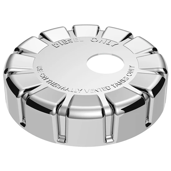 Chrome Plastic Fuel Cap Covers For Kenworth