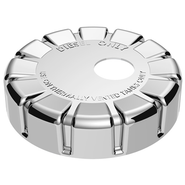 Chrome Plastic Fuel Cap Covers For Kenworth