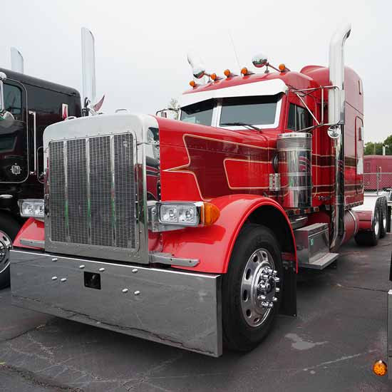 BESTfit SS Classic Style Grille Insert W/ 3 Raised Bars 13-03508, RPG003 For Peterbilt 379 127 BBC