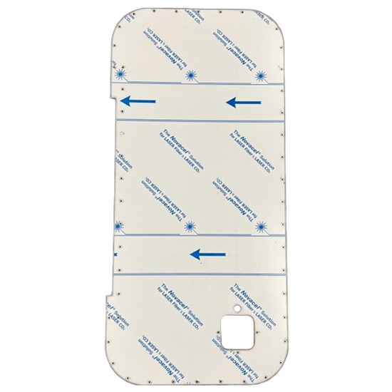 Peterbilt 379 Aluminum Sleeper Door Skin, No Vent Driver Side 1987-2007