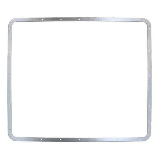 127 BBC SS Polished Grille Hoop Trim Ring By CSM For Peterbilt 379