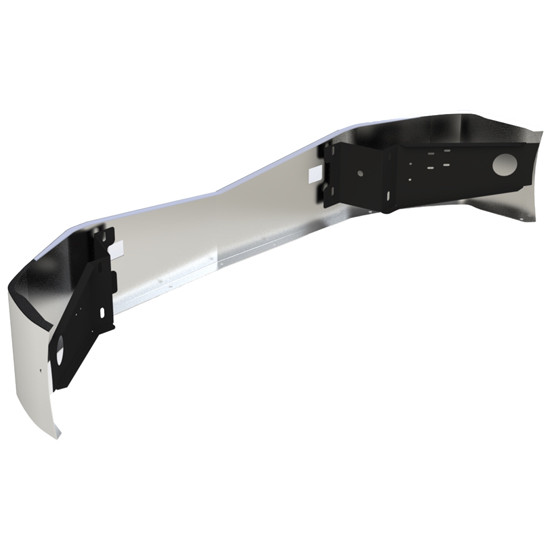 BESTfit 16 Inch Chrome SBA Bumper With Tow Holes For Peterbilt 579 SBA