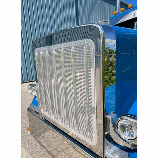 304 Stainless Steel Grille Surround For Peterbilt 389 & 389 Glider