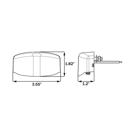 LED Flush Mount License Plate Light