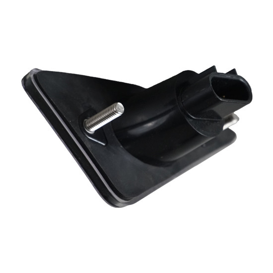 Trapezoid Side Turn Marker Light with Exterior Chrome Bezel Amber LED / Clear Lens  For Passenger Side