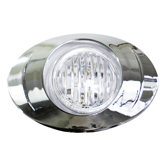 Granite Mini Clear Side Marker Light LED - Red LED / Clear Lens