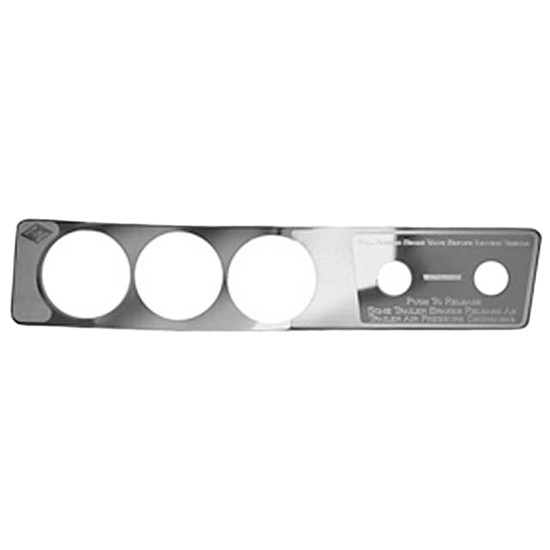 Stainless Steel A/C Heat Control Plate For Kenworth