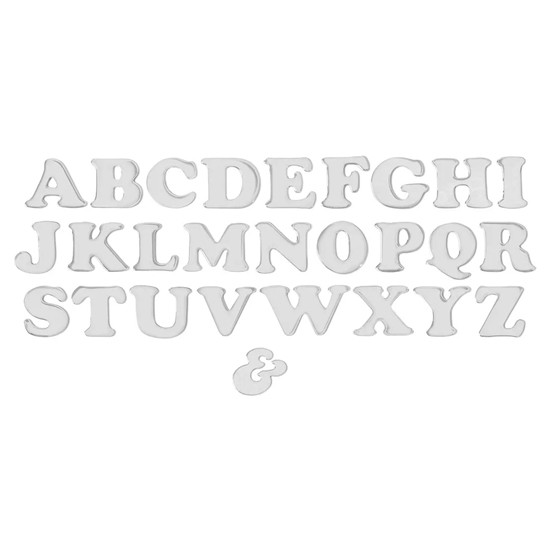 Letter And Symbol Cutout Accents 2 & 4 Inch