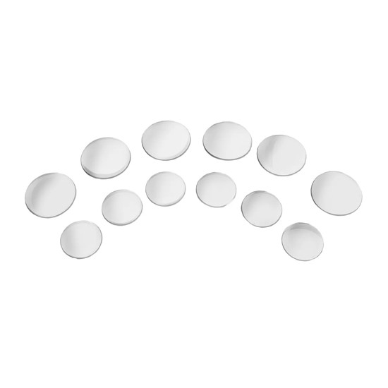 Chrome Gauge Plugs - Tape Mount For Kenworth