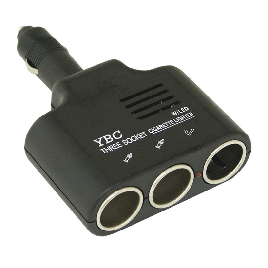 Universal Auxiliary Power Adapter - 3 Socket