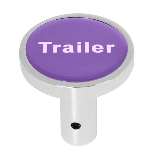 Trailer Long Pin Mount Air Valve Knob W/ Purple Sticker