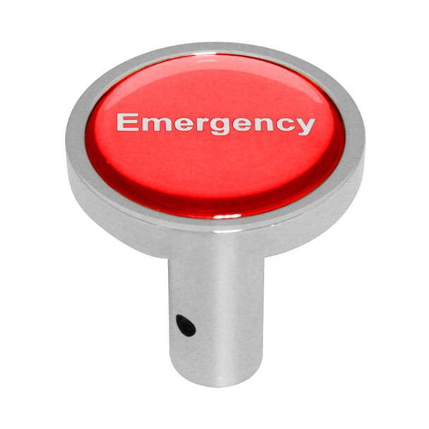 Emergency Long Pin Mount Air Valve Control Knob W/ Red Sticker Emergency Long Pin Mount Air Valve Control Knob W/ Red Sticker