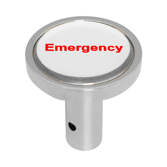Emergency Long Pin Mount Air Valve Control Knob W/ Silver Sticker