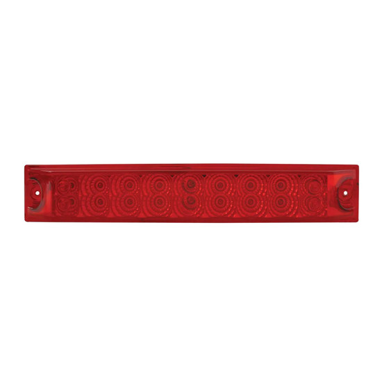 12 Inch Spyder 18 Diode Dual Function Stop / Turn / Tail Red LED Light