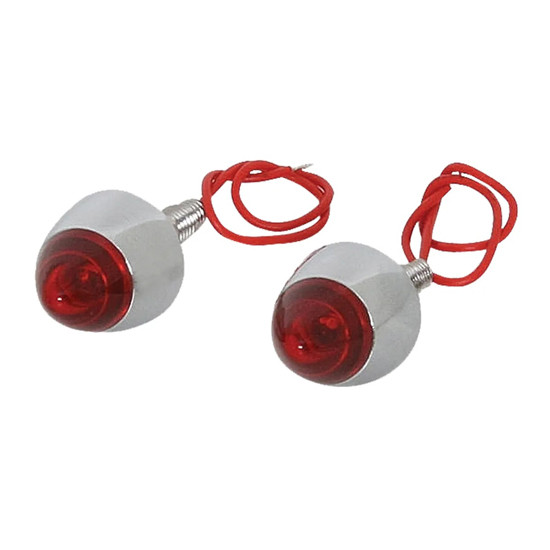 License Plate Red LED Bullet Fastener Sets