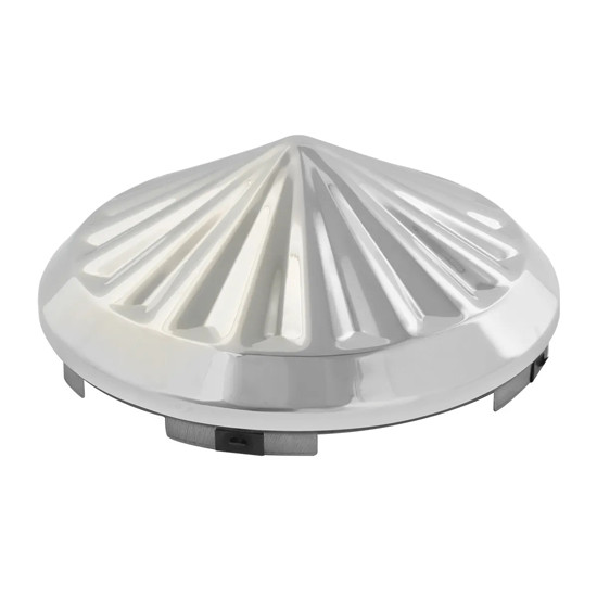 Universal Chrome Pin Wheel Hubcap 7/16 Inch Lip