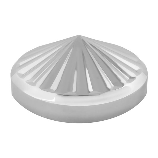 8 Inch ID Pin Wheel Stainless Steel Rear Hubcap