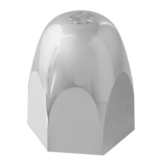 1 1/2 X 2 7/16 Inch Standard Chrome Push-On Lug Nut Covers - 10 Pack