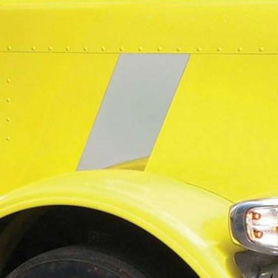 Stainless Steel Hood Emblem Strip Accent For Peterbilt 388