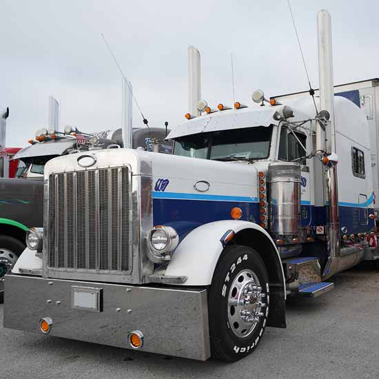 Chrome-Plated Oval Hood Logo Emblem Bezel W/ Visor For Peterbilt