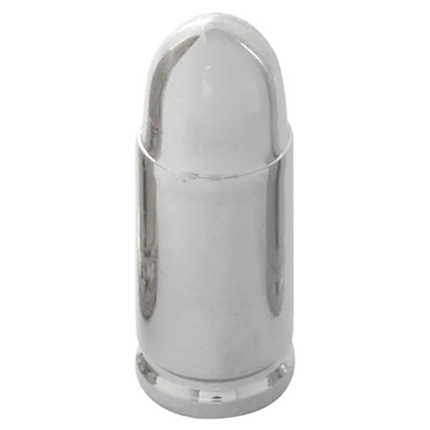 Chrome Short Bullet Valve Stem Covers - 4 Pack