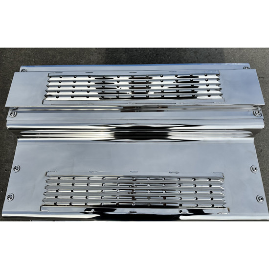 Twelve Ga. Stainless Steel Frame Mount Tool Box W/ Mounting Brackets- 34 Inch For Kenworth