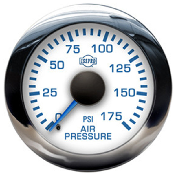 Isspro EV2 2-1/16 Inch Air Pressure Gauge Kit 0-175 PSI With Built In Warning Light Isspro EV2 2-1/16 Inch Air Pressure Gauge Kit 0-175 PSI With Built In Warning Light