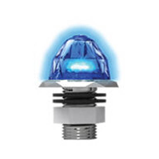 3/4 Inch Jewel Mini Watermelon Hero Light - White LED / Clear Lens