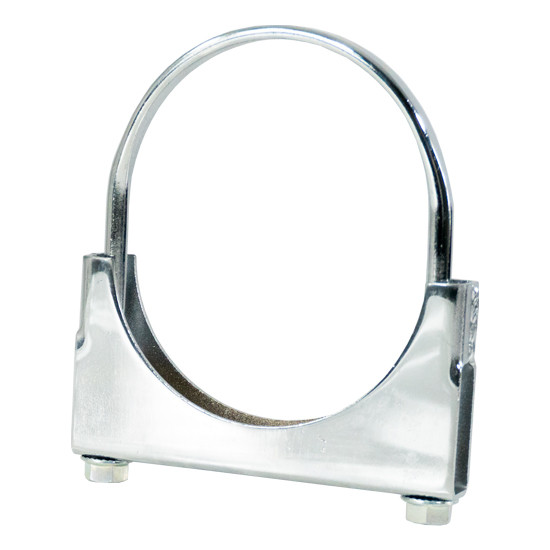 4 Inch Chrome Flat U-Bolt Saddle Clamp