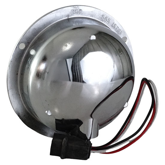 40 LED Deep Dish 4 inch Stop, Turn & Tail Red LED/Clear Lens