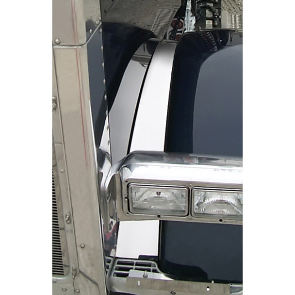 Turnpike Truck Trim SS Inner Fender Trim - Pair For Peterbilt 388 & 389