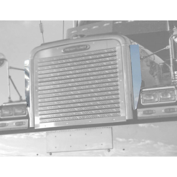 29 Inch Stainless Steel Side Grille Deflectors For Freightliner Classic Xl
