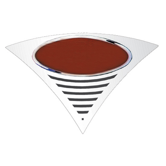 Stainless Steel Emblem Accent Chevron Style For Peterbilt