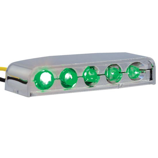 Green LED Interior Step Light 5 Diode