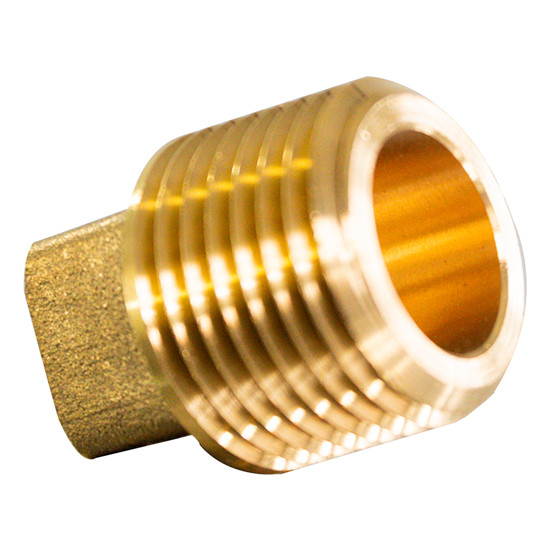 Brass Square Head Plug 1/2 Inch