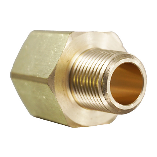 Brass Hose Fpt To Mpt Adapter- 1/2 X 3/8 Inch