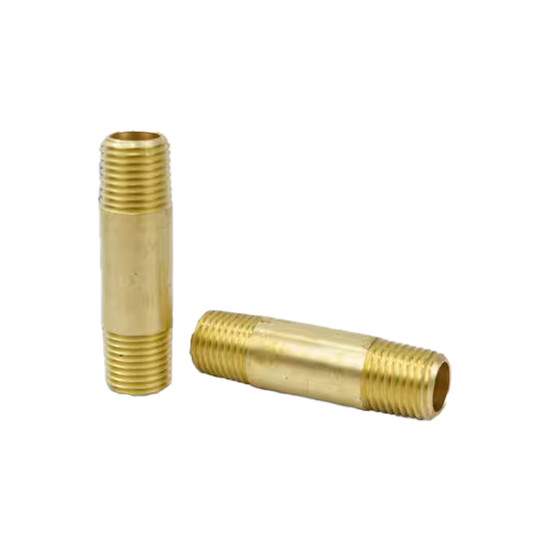 Brass Long Nipple 1/4 X 2 Inch
