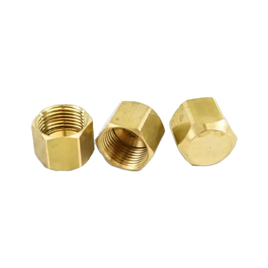 Brass Flared Cap Nut- 5/8 Inch