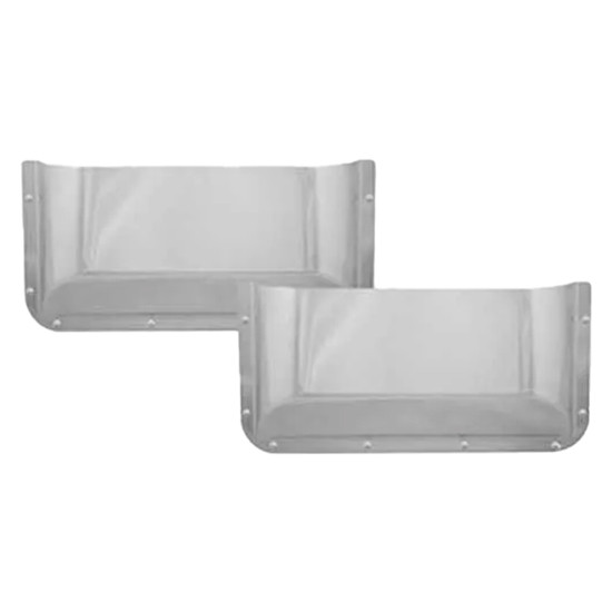 Stainless Steel Short Door Pockets For Peterbilt 359, 375, 377, 378, 379