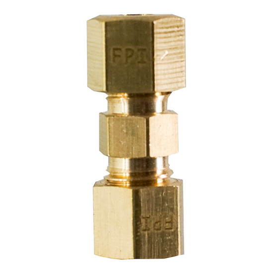 1/8 Inch Brass Split Ferrule Transmission Union