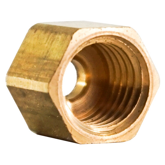 Brass Split Ferrule Transmission Nut 1/8 Inch