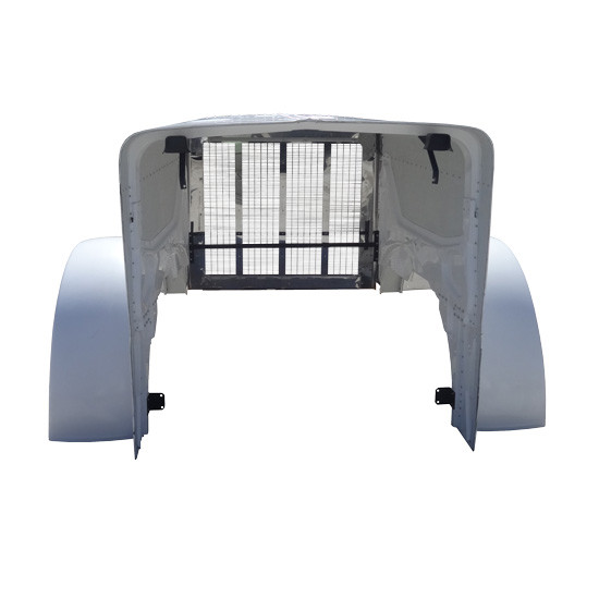 BESTfit Fiberglass Hood W/ Grille & Fenders Replaces 13-03553, L29-6062 For Peterbilt 379 127 BBC