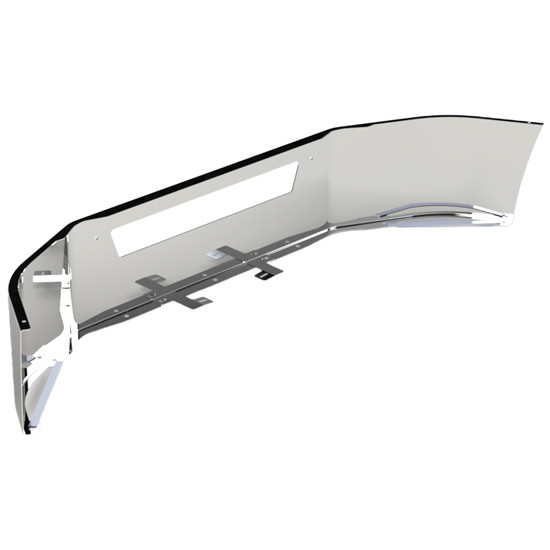 16 Inch Chrome SBA Bumper With Tow Holes For Kenworth T270 & T370