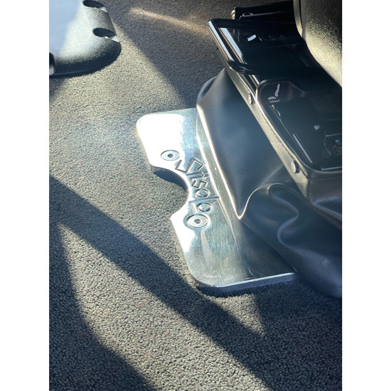 Iowa Customs 10 Inch Seat Base Adapter Billet Aluminum Bostrom ProRide W/ Lo Base For Peterbilt 589